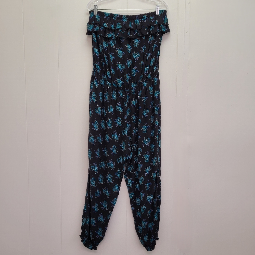 Torrid Off The Shoulder Smocked Ankle Floral Jumpsuit